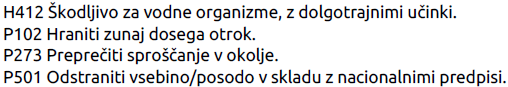 Varnostni list